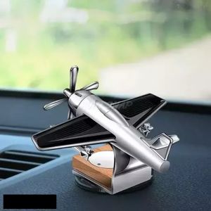 Solar Powered Car Perfume Diffuser - Silver & Black